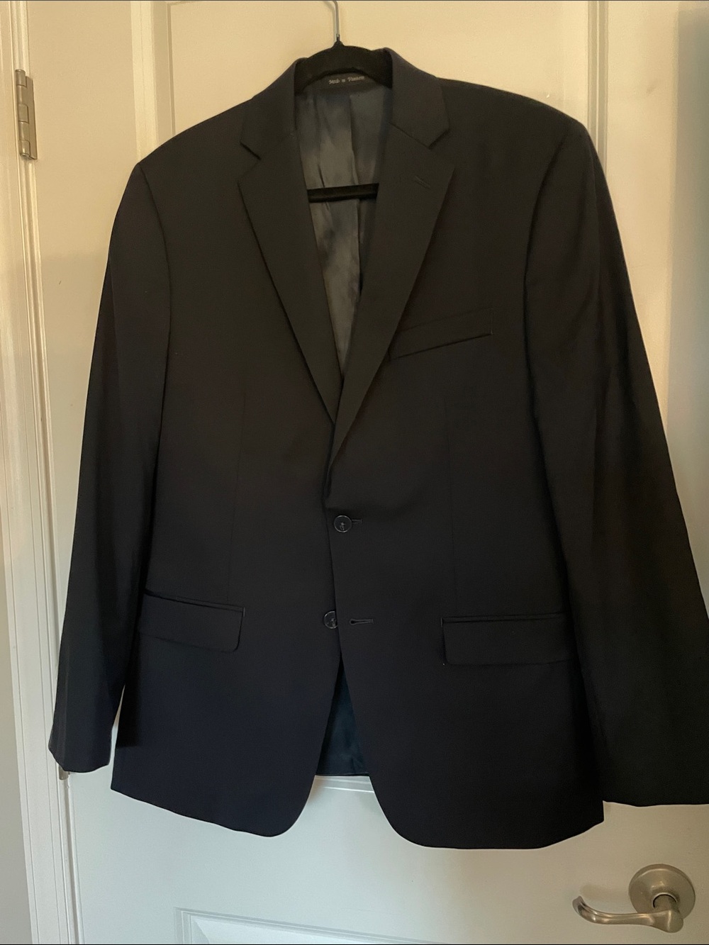 Calvin Klein 40R Classic Black Blazer /Suit Jacket